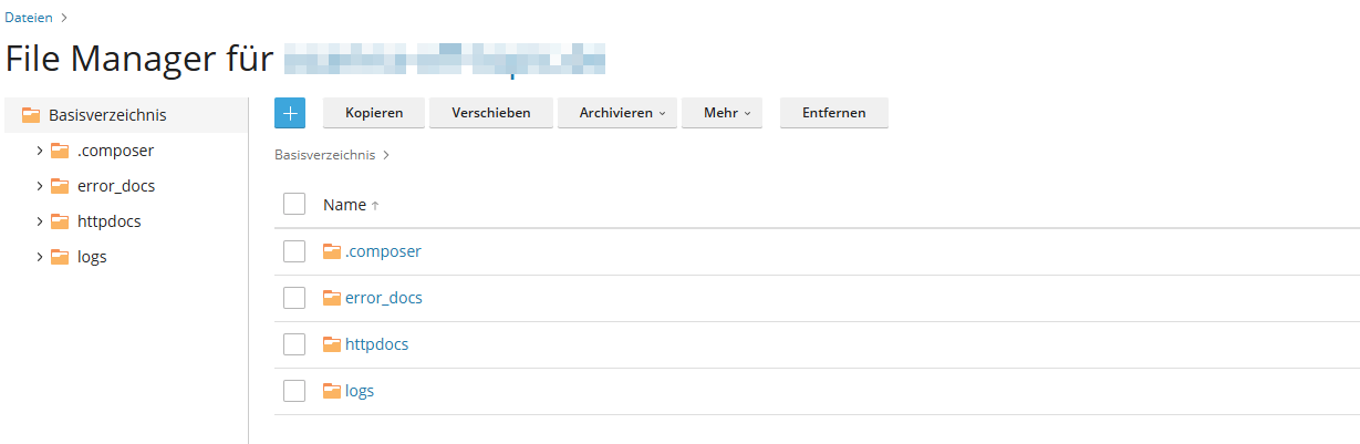 atlas.web.servercow.de WebFTP Client Beispielansicht